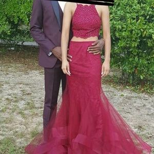 2 Piece prom dress